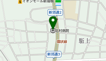 北村病院の地図画像
