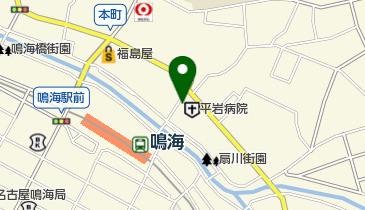 平岩病院の地図画像