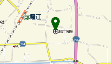 堀江病院の地図画像