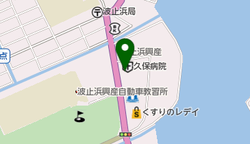 消化器科 久保病院の地図画像