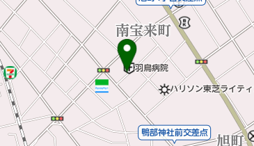 内科・消化器科羽鳥病院の地図画像