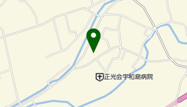 宇和島病院の地図画像