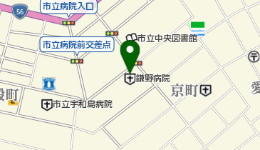 鎌野病院の地図画像