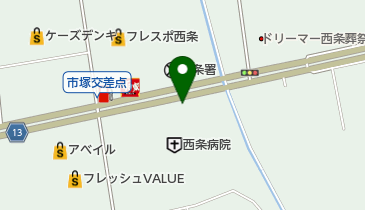 済生会西条病院の地図画像