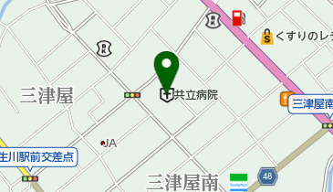 共立病院の地図画像
