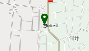 松前病院の地図画像