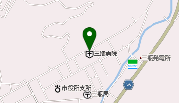三瓶病院の地図画像