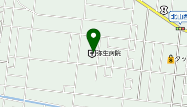 弥生病院の地図画像