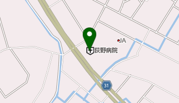 共立荻野病院の地図画像