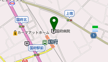 国府病院の地図画像
