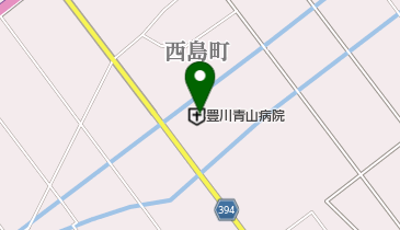 豊川青山病院の地図画像