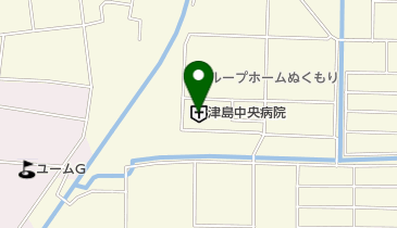 津島中央病院の地図画像