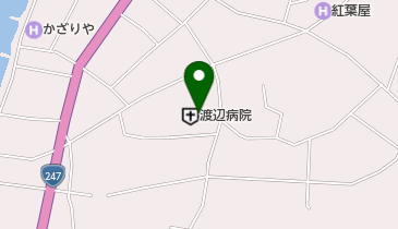 渡辺病院の地図画像