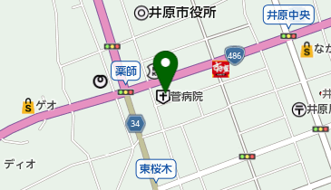 菅病院の地図画像