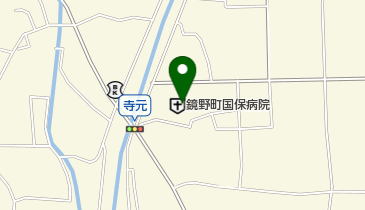 鏡野町国民健康保険病院の地図画像