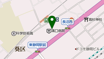 溝口病院の地図画像