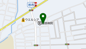 服部病院の地図画像