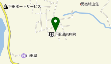 下田温泉病院の地図画像