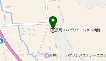 長岡リハビリテーション病院の地図画像