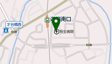 恒生病院の地図画像