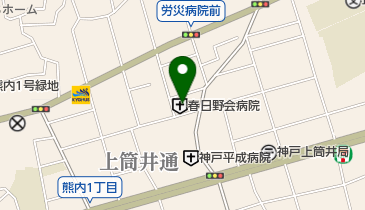 春日野会病院の地図画像