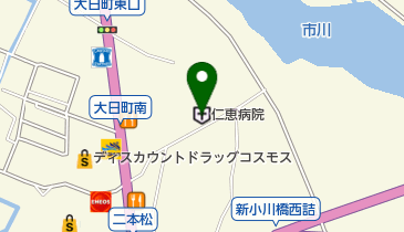 仁恵病院の地図画像