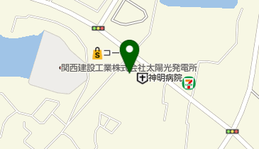 神明病院の地図画像