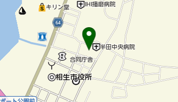 半田中央病院の地図画像
