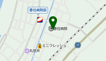 公立香住病院の地図画像