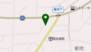 岡本病院の地図画像