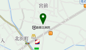 倉敷北病院の地図画像