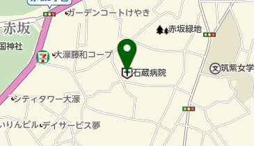 石蔵病院の地図画像