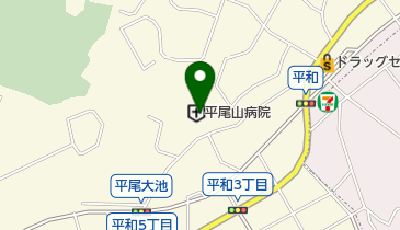 平尾病院の地図画像
