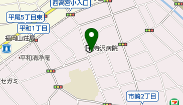 寺沢病院の地図画像