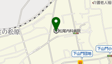 松尾内科病院の地図画像
