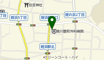 南川整形外科病院の地図画像