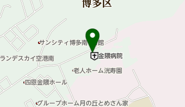 金隈病院の地図画像