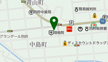 畑病院の地図画像