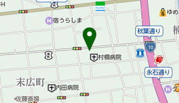 村橋病院の地図画像