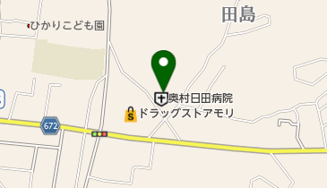 奥村日田病院の地図画像
