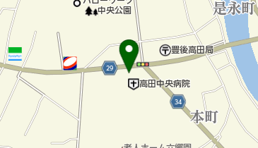 高田中央病院の地図画像