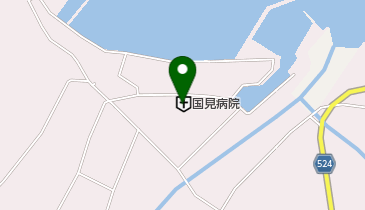 国見病院の地図画像
