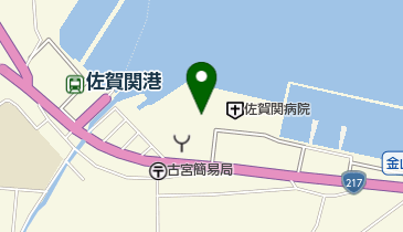佐賀関病院の地図画像