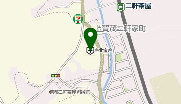 洛北病院の地図画像