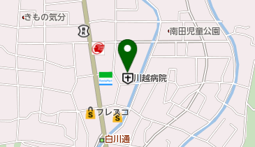 川越病院の地図画像