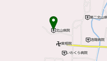 北山病院の地図画像