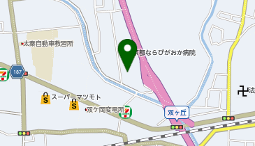 京都ならびがおか病院の地図画像