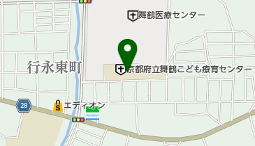 京都府立舞鶴こども療育センターの地図画像