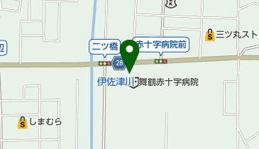 舞鶴赤十字病院の地図画像