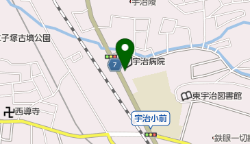 宇治病院の地図画像